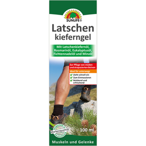 Гель для ног SUNLIFE (Санлайф) Latschenkiefergel с экстрактом горной сосны расслабляющий 100 мл